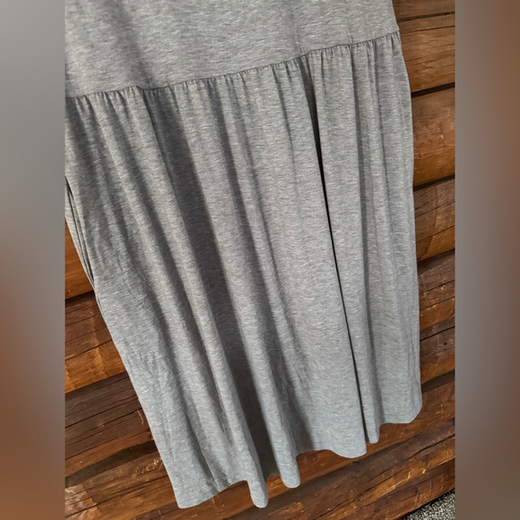 Riyiper size xxl nwt Elegant Gray Midi Dress - Picture 2 of 4